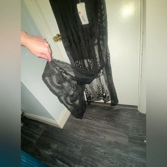 FOR MI | Women/Junior Large | Black | Lace | Boho | Casual | Portraits | NWT - Picture 12 of 16